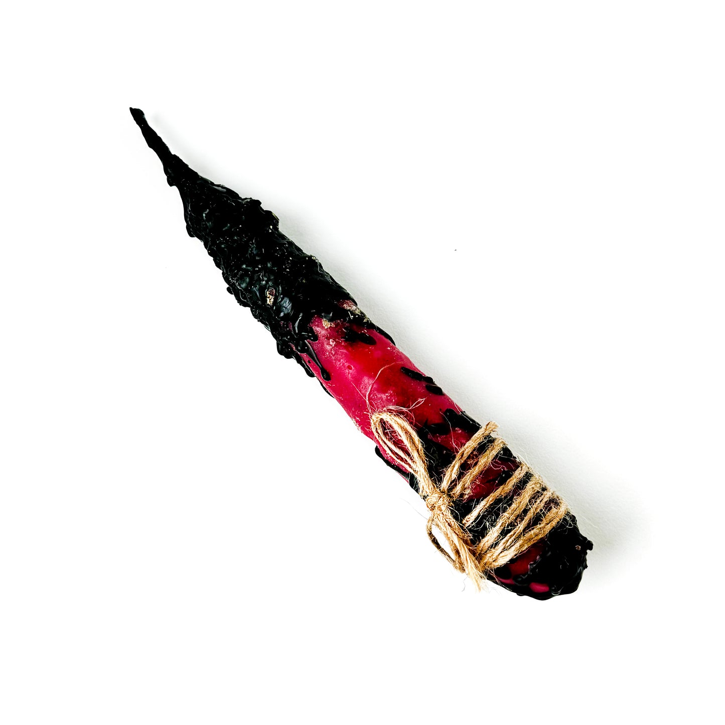 Hand-Dipped Ritual Intention Candles with Sacred Herbs - Natural Wax & Mystical Energy