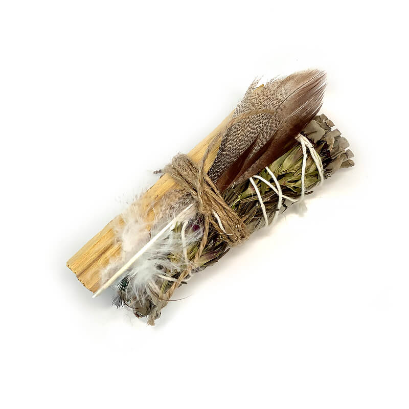 Набор растушевок White Sage и 2 шт. Palo Santo Wood