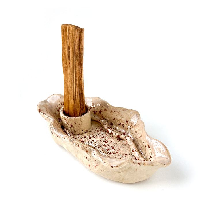 Sacred Yoni Incense / Palo Santo Holder from ceramic | Embrace your feminine energy