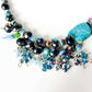 Necklace & bracelet Set Agate Mix & Crystals