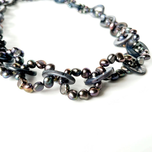 Necklace Black Pearl