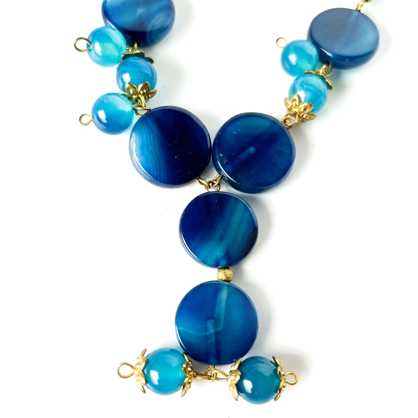Necklace & bracelet Set Agate Mix