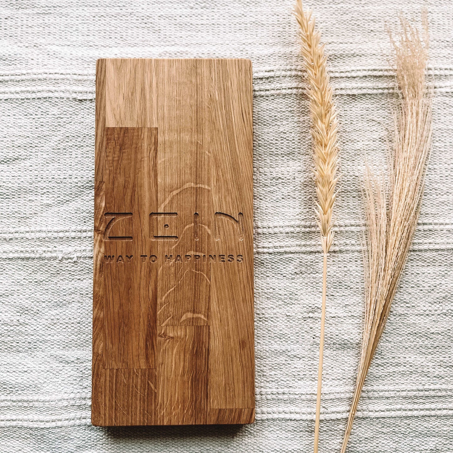 Wooden Oak Acupressure Sadhu Board with our Moto Zein - way to happiness